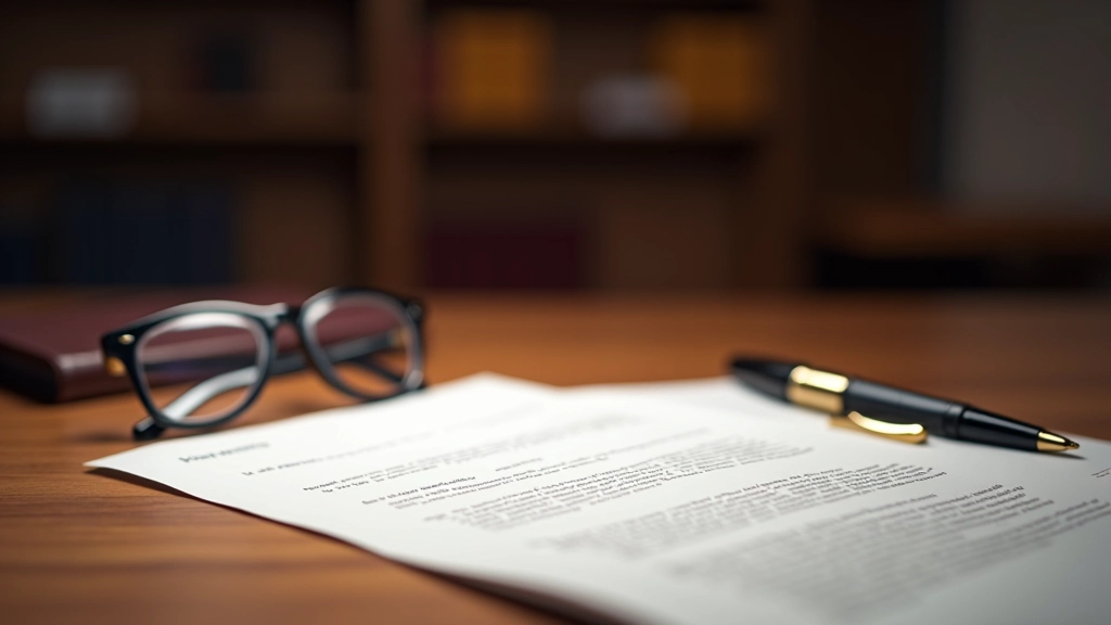 Právní dokumenty a pero na stole, právní poradenství