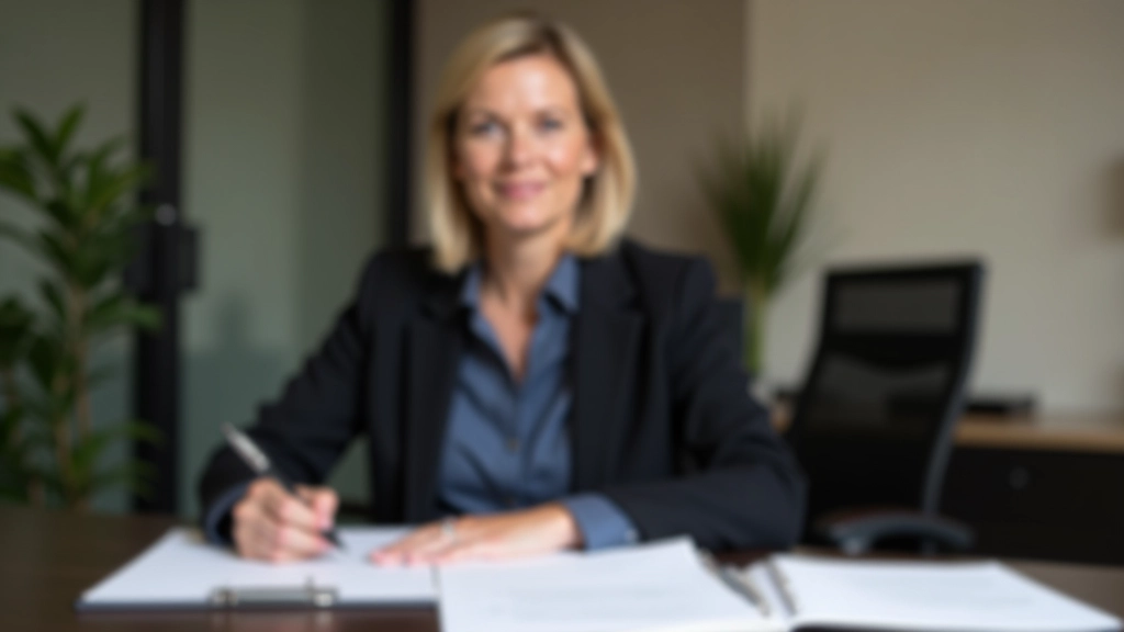 Rodina sedící u stolu s právními dokumenty, vážný rozhovor